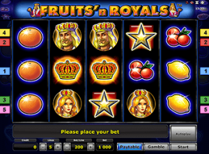 Fruits and Royals на сайте онлайн казино